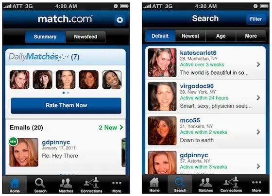 match.com dating app